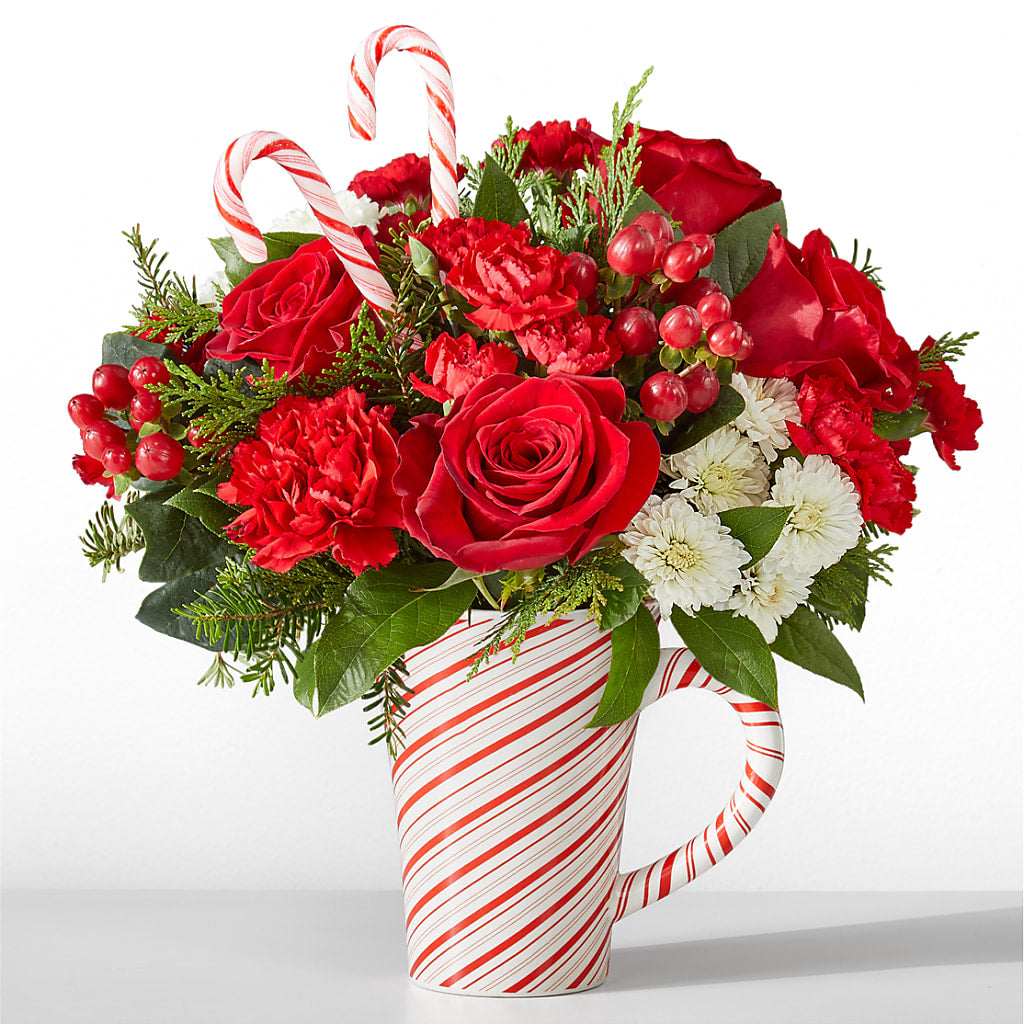 Peppermint Swirl Mug – FLOWERS & GIFTS BY ROBERTS, Pinetops NC