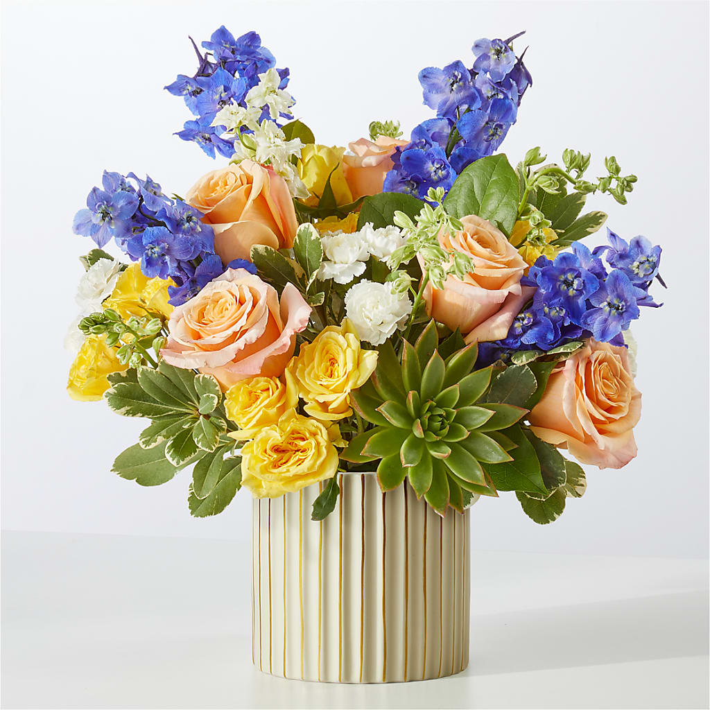 Cobalt Reverie Bouquet – FLOWERS & GIFTS BY ROBERTS, Pinetops NC