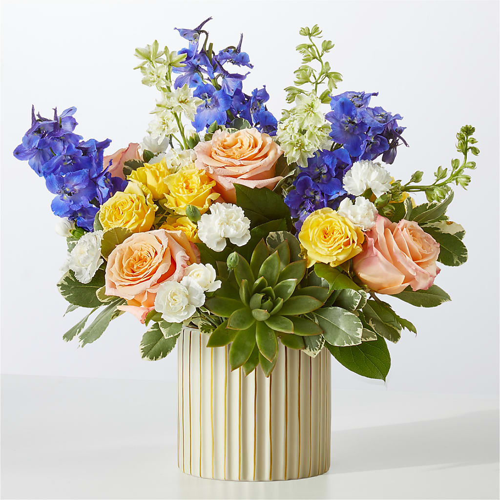 Cobalt Reverie Bouquet – FLOWERS & GIFTS BY ROBERTS, Pinetops NC