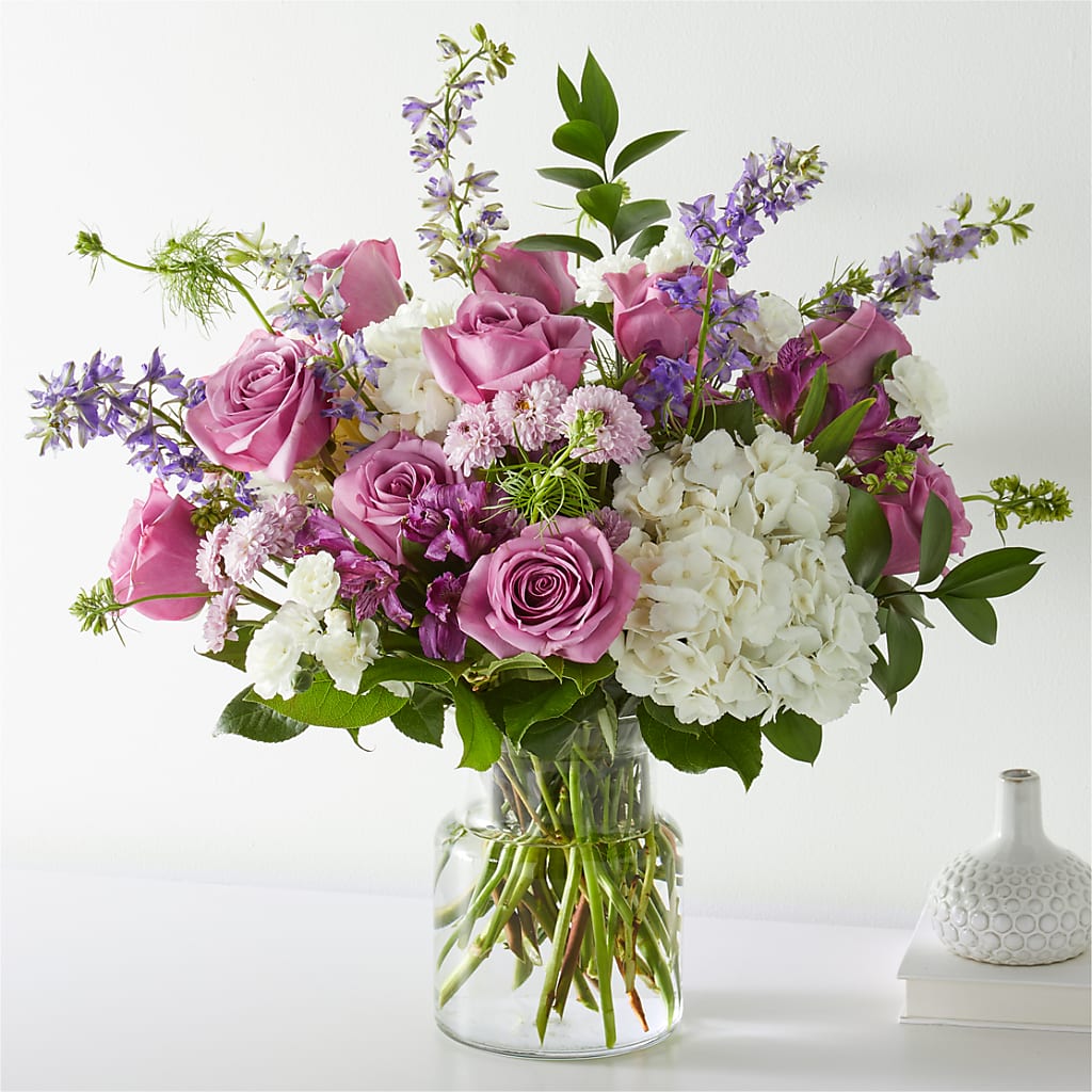 Violet Caress Bouquet – FLOWERS & GIFTS BY ROBERTS, Pinetops NC