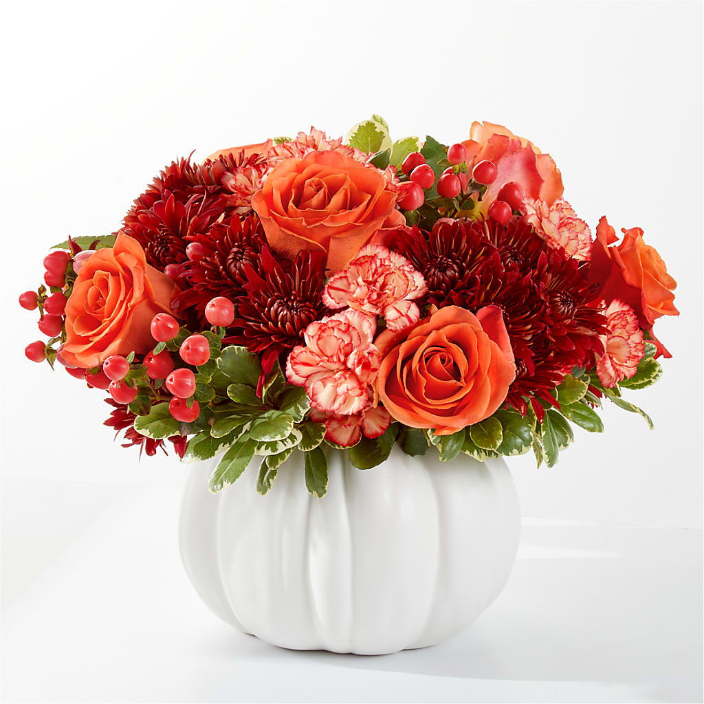Autumn Air Pumpkin Bouquet – FLOWERS & GIFTS BY ROBERTS, Pinetops NC