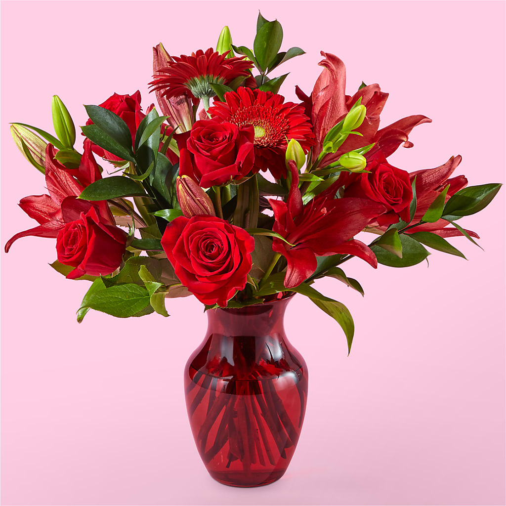 Burnin' Love Bouquet – FLOWERS & GIFTS BY ROBERTS, Pinetops NC