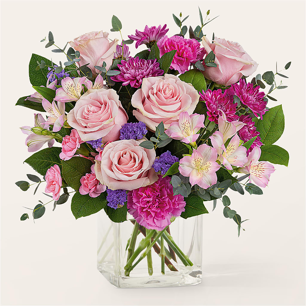 Rosy Radiance Bouquet – FLOWERS & GIFTS BY ROBERTS, Pinetops NC