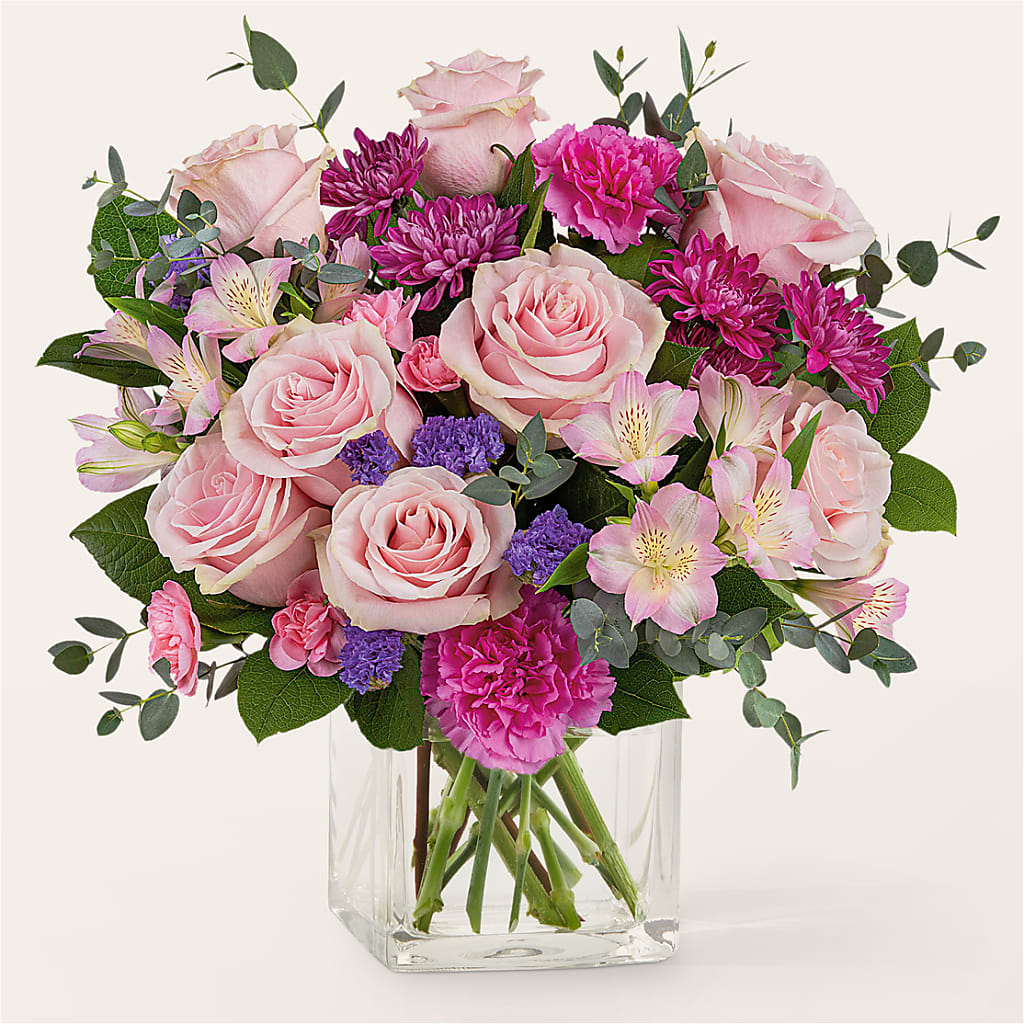 Rosy Radiance Bouquet – FLOWERS & GIFTS BY ROBERTS, Pinetops NC