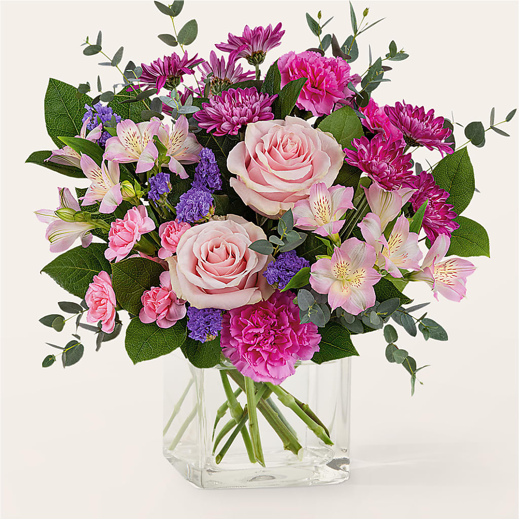 Rosy Radiance Bouquet – FLOWERS & GIFTS BY ROBERTS, Pinetops NC