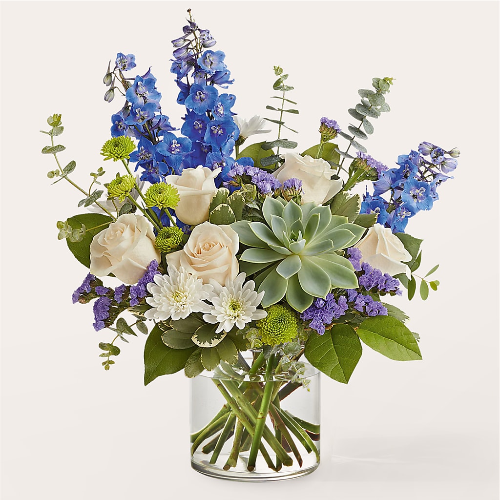 Cerulean Waves Bouquet – FLOWERS & GIFTS BY ROBERTS, Pinetops NC