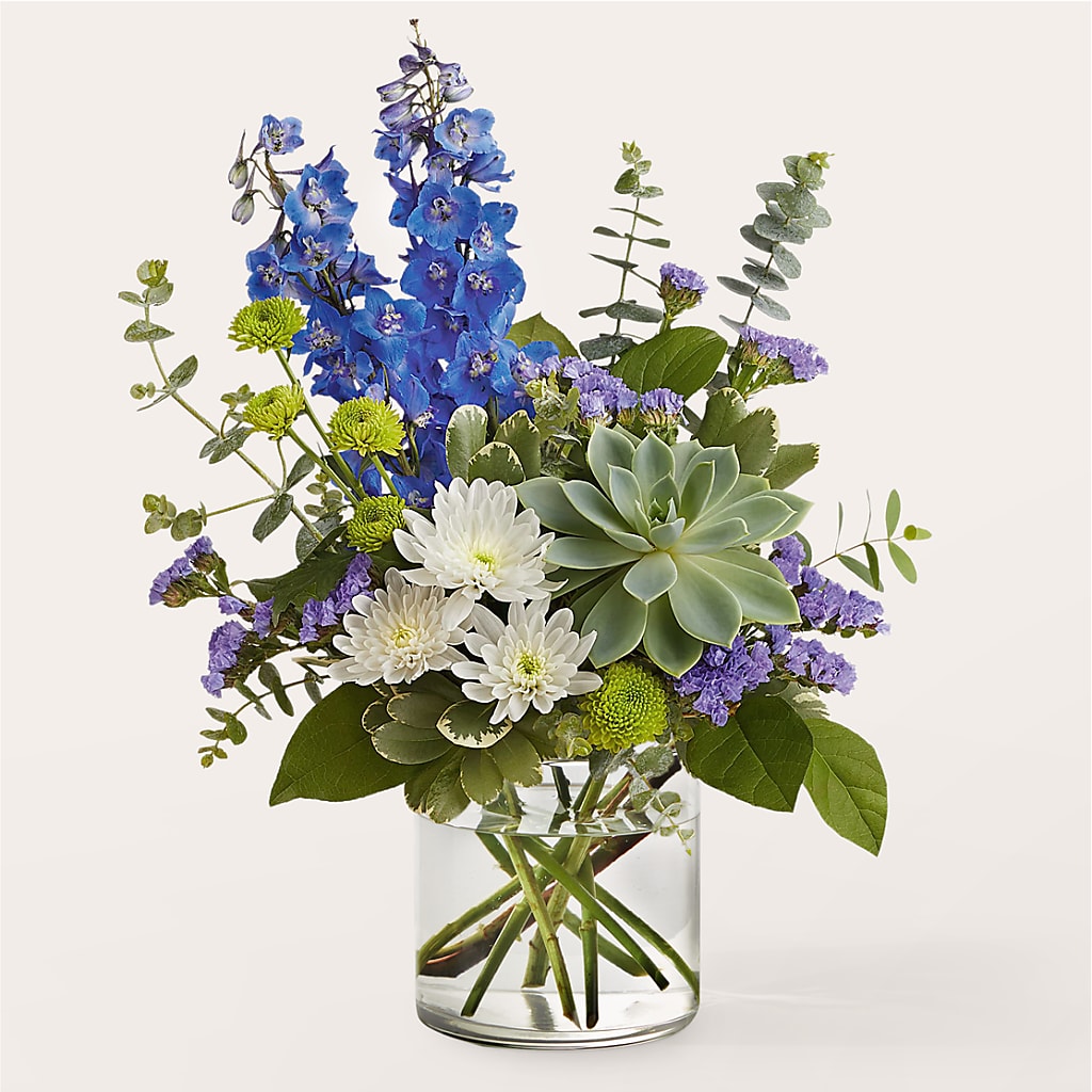 Cerulean Waves Bouquet – FLOWERS & GIFTS BY ROBERTS, Pinetops NC
