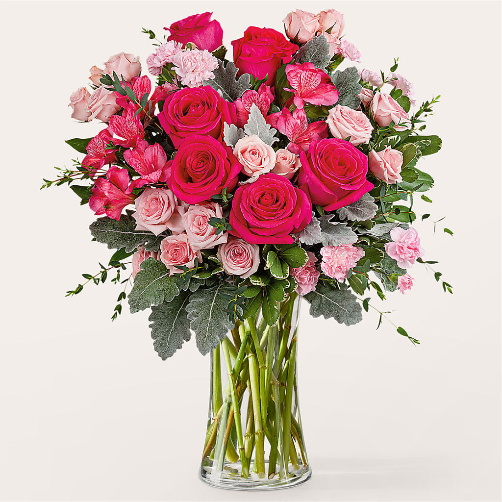 Tickled Pink Bouquet – FLOWERS & GIFTS BY ROBERTS, Pinetops NC