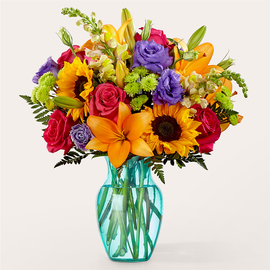 Double Rainbow Bouquet – FLOWERS & GIFTS BY ROBERTS, Pinetops NC