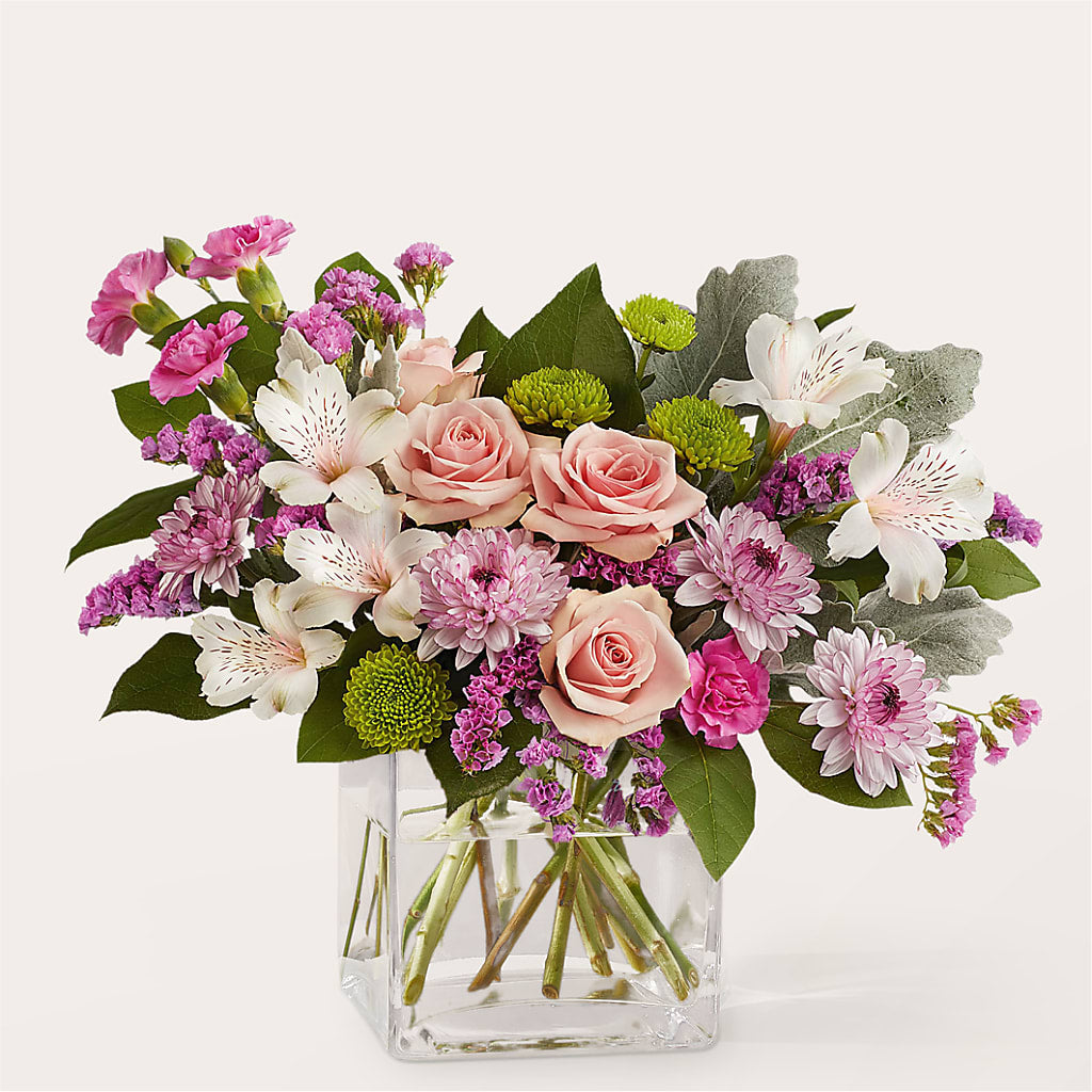 Pink Suede Bouquet – FLOWERS & GIFTS BY ROBERTS, Pinetops NC