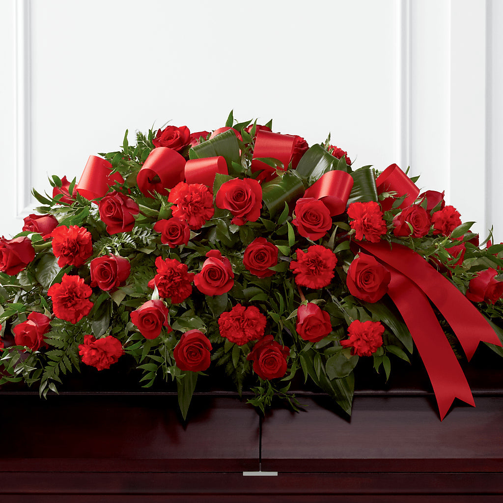 Tribute of Life Casket Spray – FLOWERS & GIFTS BY ROBERTS, Pinetops NC