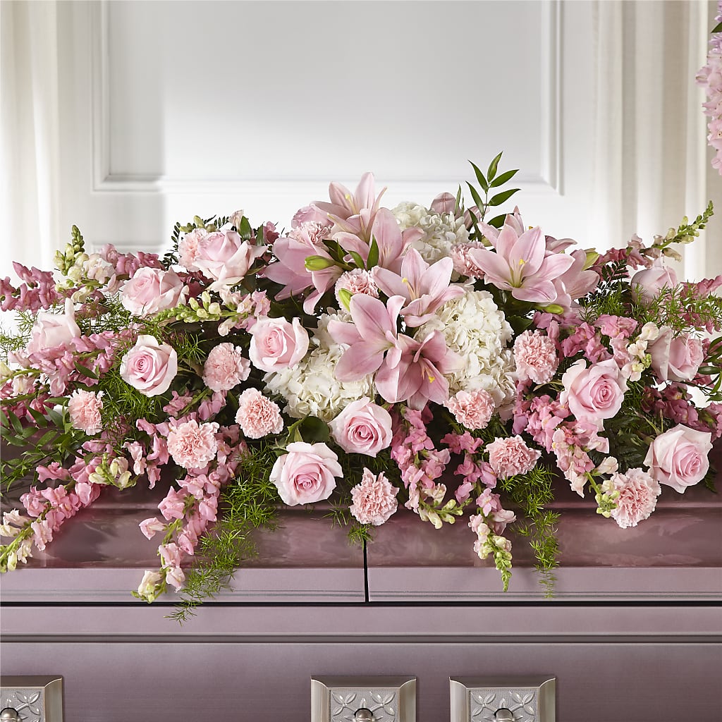 Life & Remembrance Casket Spray – FLOWERS & GIFTS BY ROBERTS, Pinetops NC