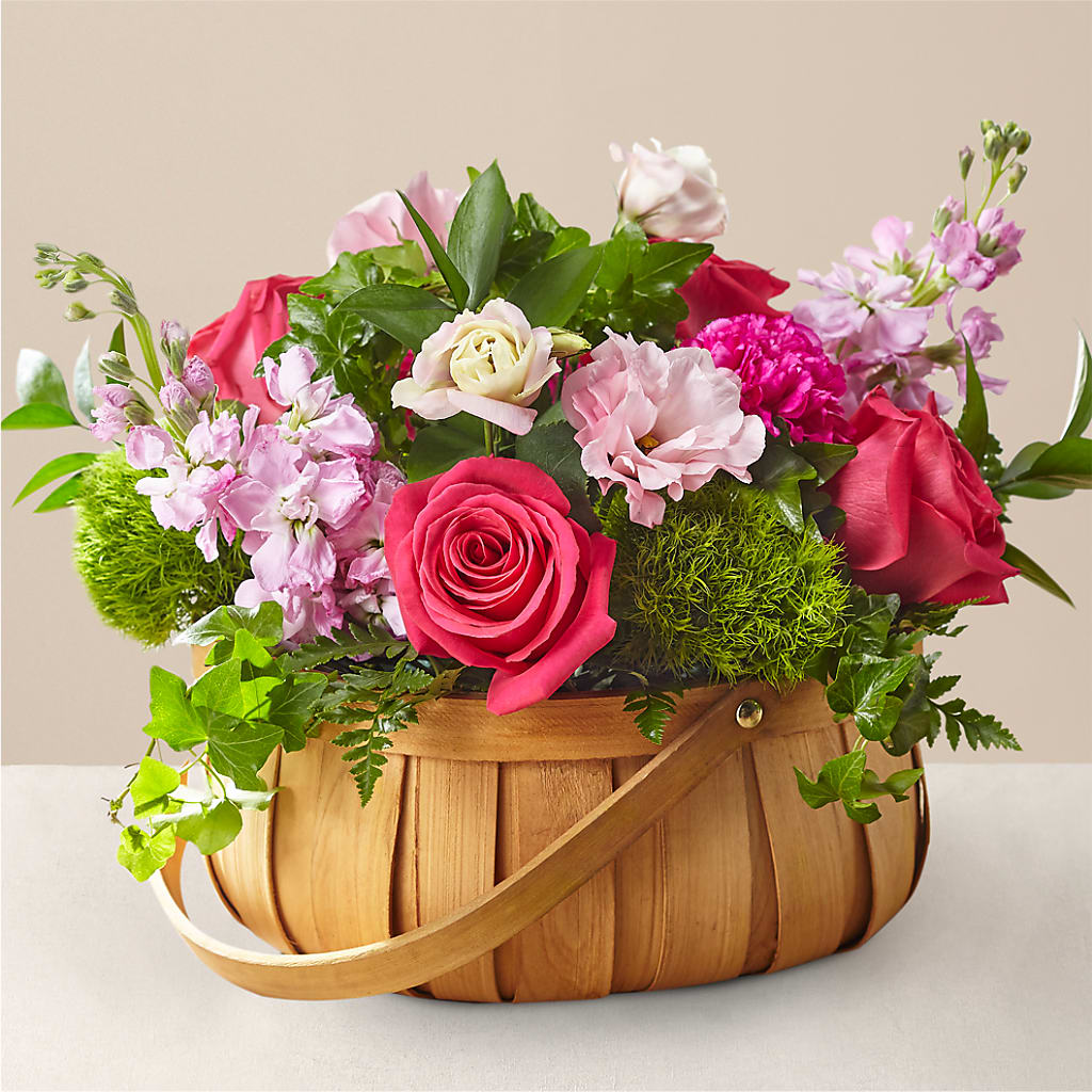 Radiance in Bloom Basket – FLOWERS & GIFTS BY ROBERTS, Pinetops NC