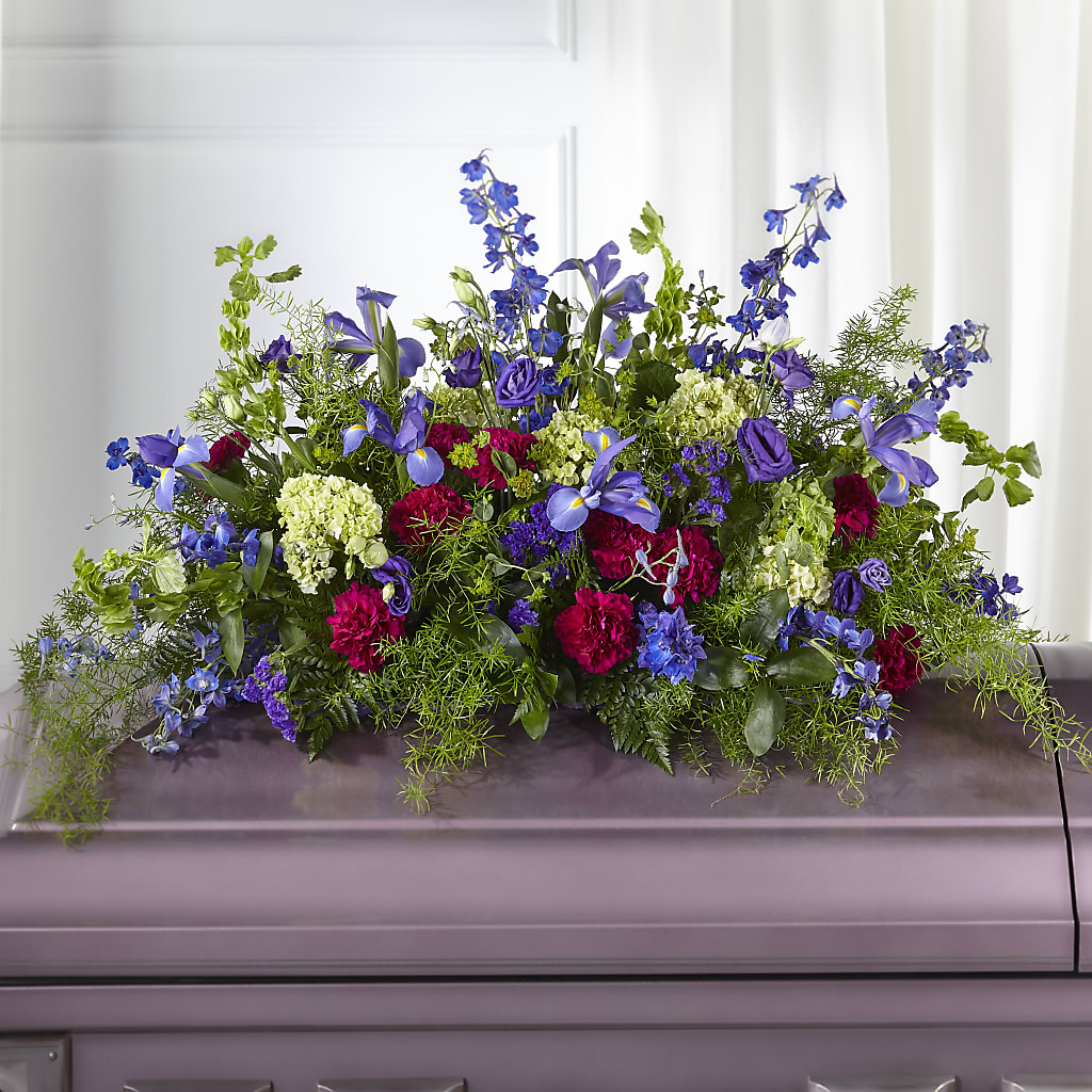 Always Treasured Casket Spray – FLOWERS & GIFTS BY ROBERTS, Pinetops NC