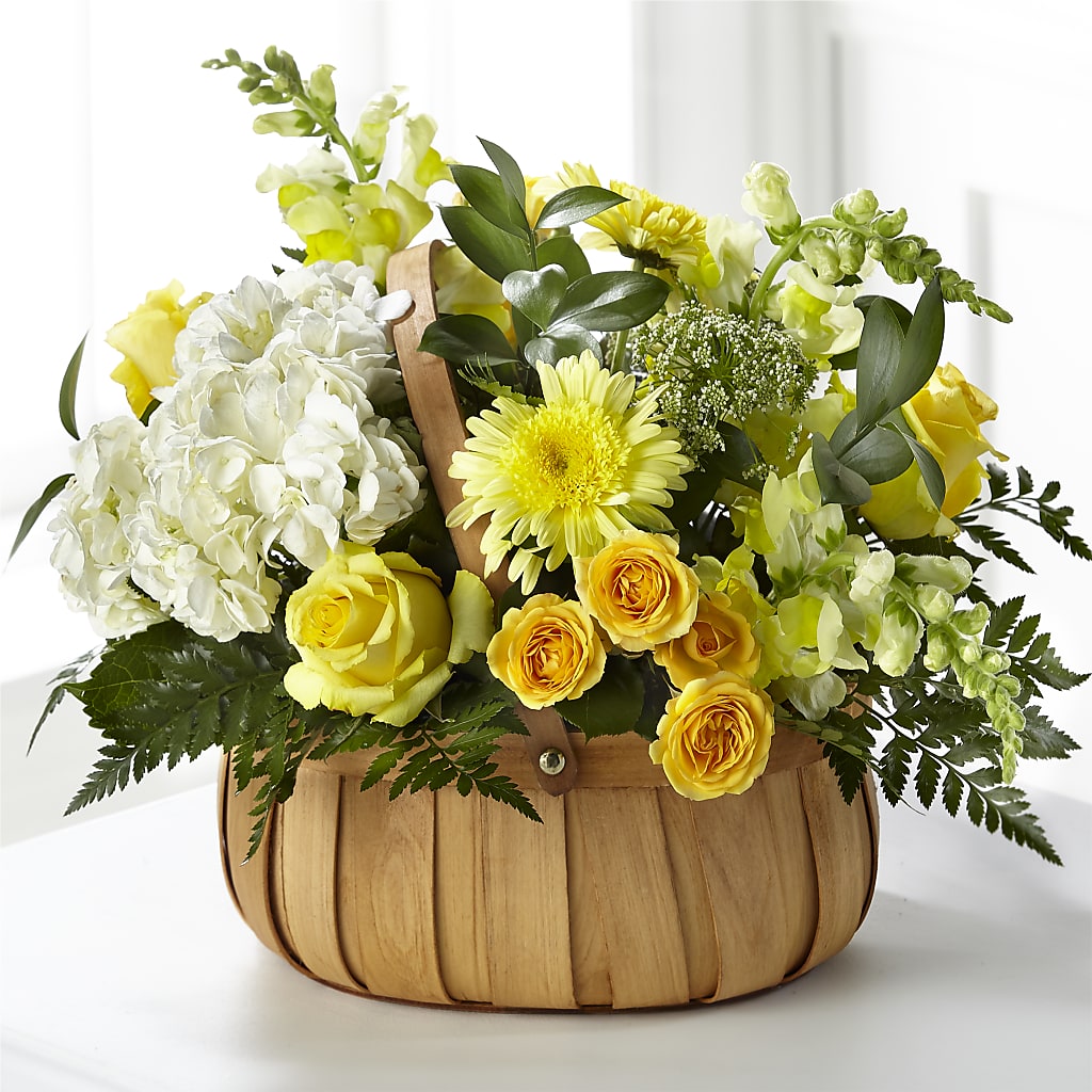 Rustic Remembrance Basket – FLOWERS & GIFTS BY ROBERTS, Pinetops NC
