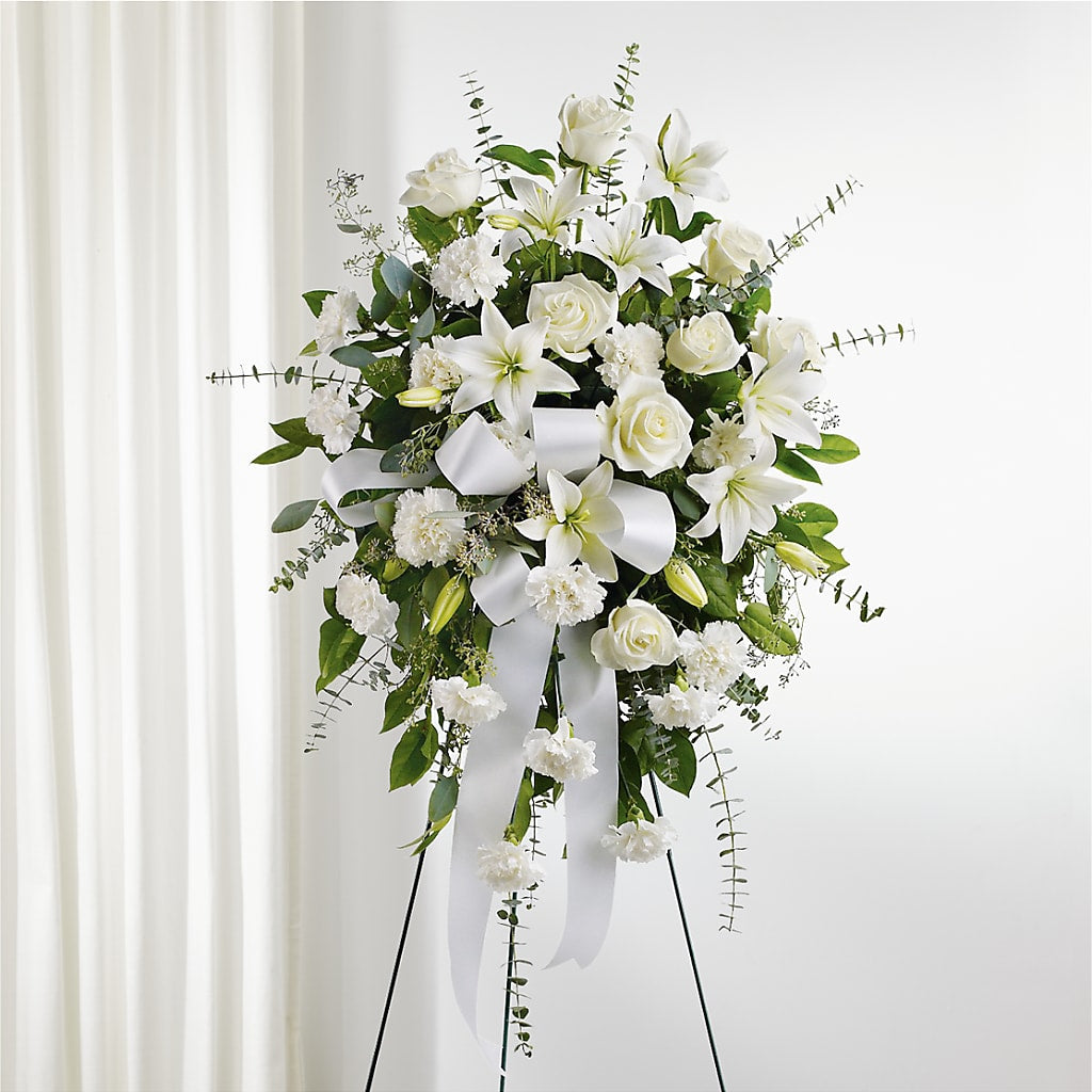 With Care Standing Spray – FLOWERS & GIFTS BY ROBERTS, Pinetops NC