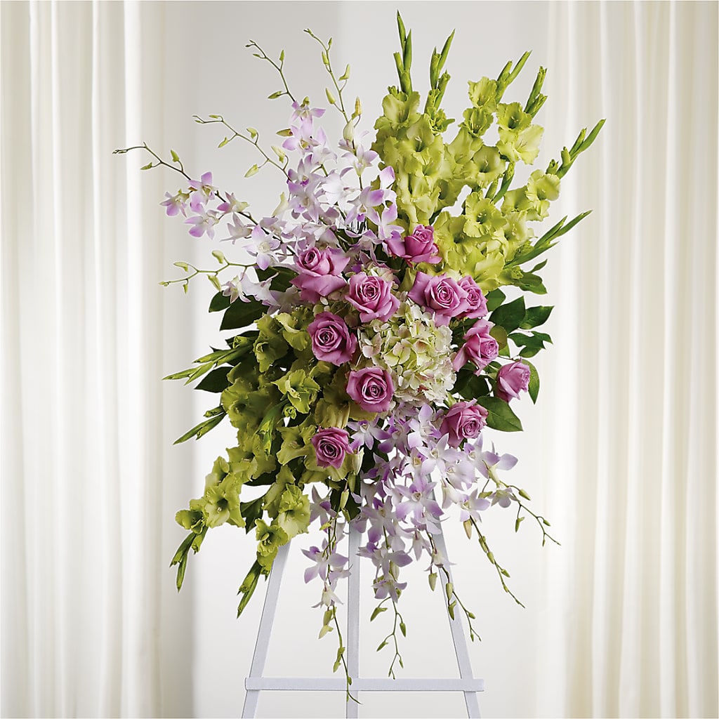 Lasting Legacy Standing Spray – FLOWERS & GIFTS BY ROBERTS, Pinetops NC