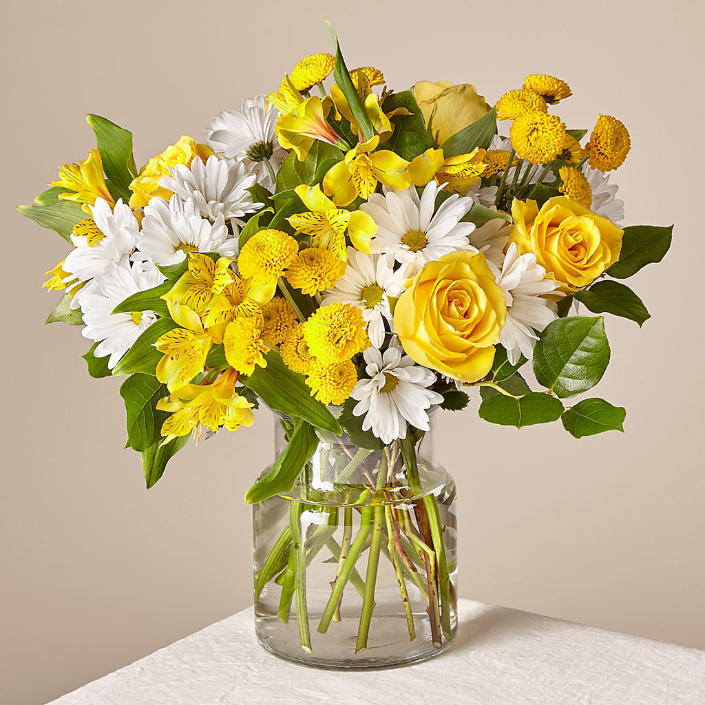 Sunny Sentiments Bouquet – FLOWERS & GIFTS BY ROBERTS, Pinetops NC