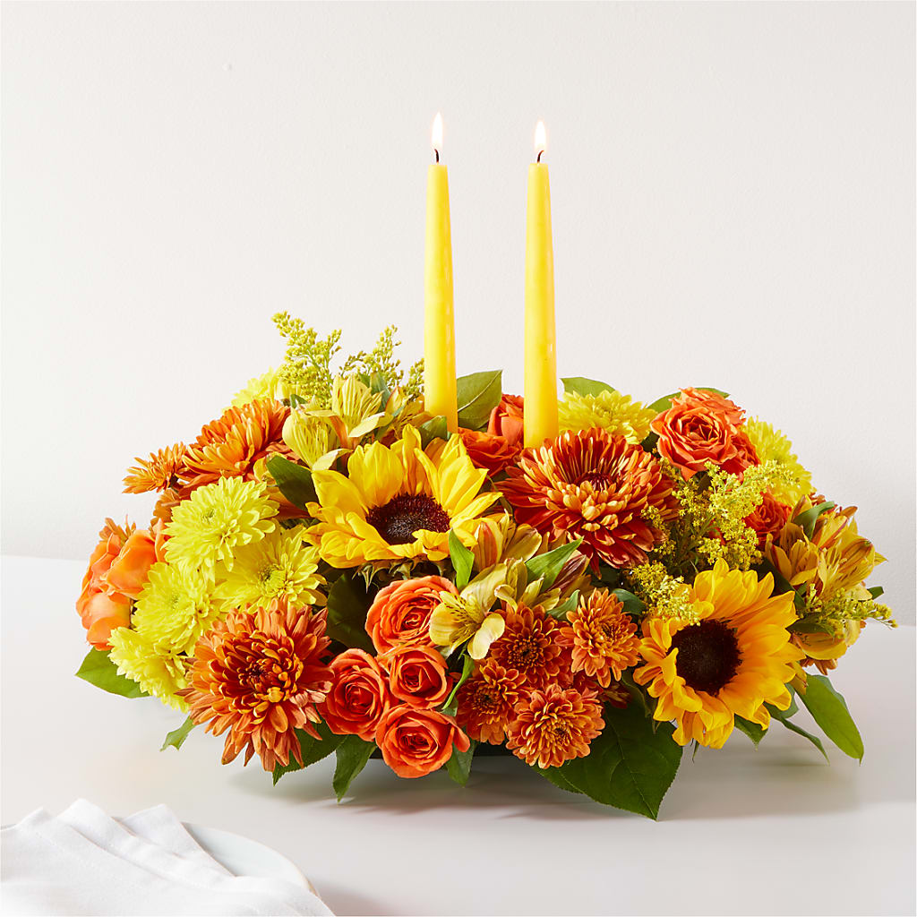 Autumn Harmony Centerpiece – FLOWERS & GIFTS BY ROBERTS, Pinetops NC