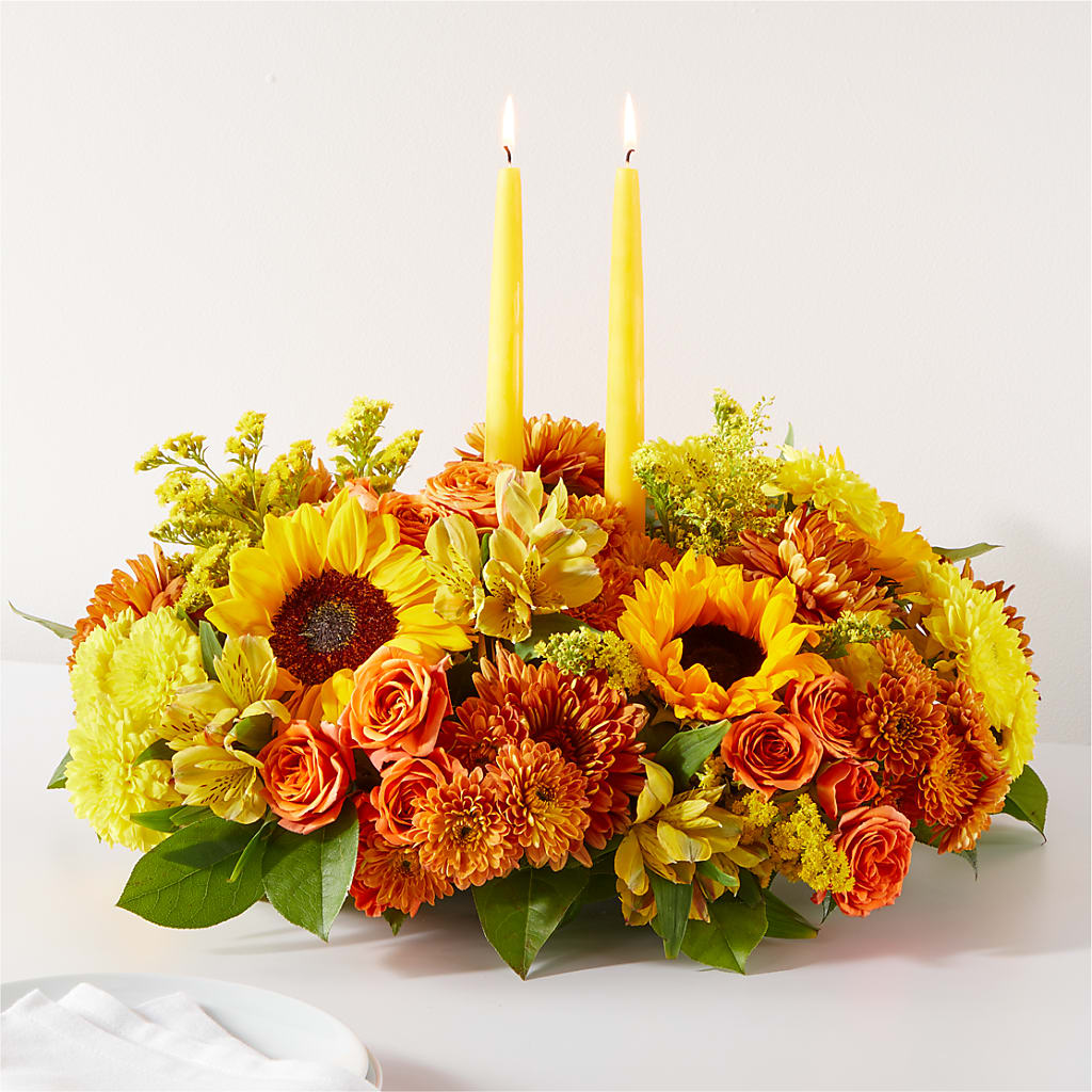 Autumn Harmony Centerpiece – FLOWERS & GIFTS BY ROBERTS, Pinetops NC