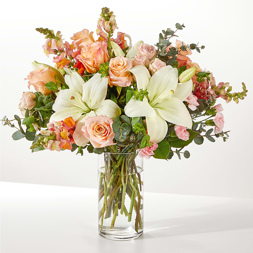 Grapefruit Splash Bouquet – FLOWERS & GIFTS BY ROBERTS, Pinetops NC