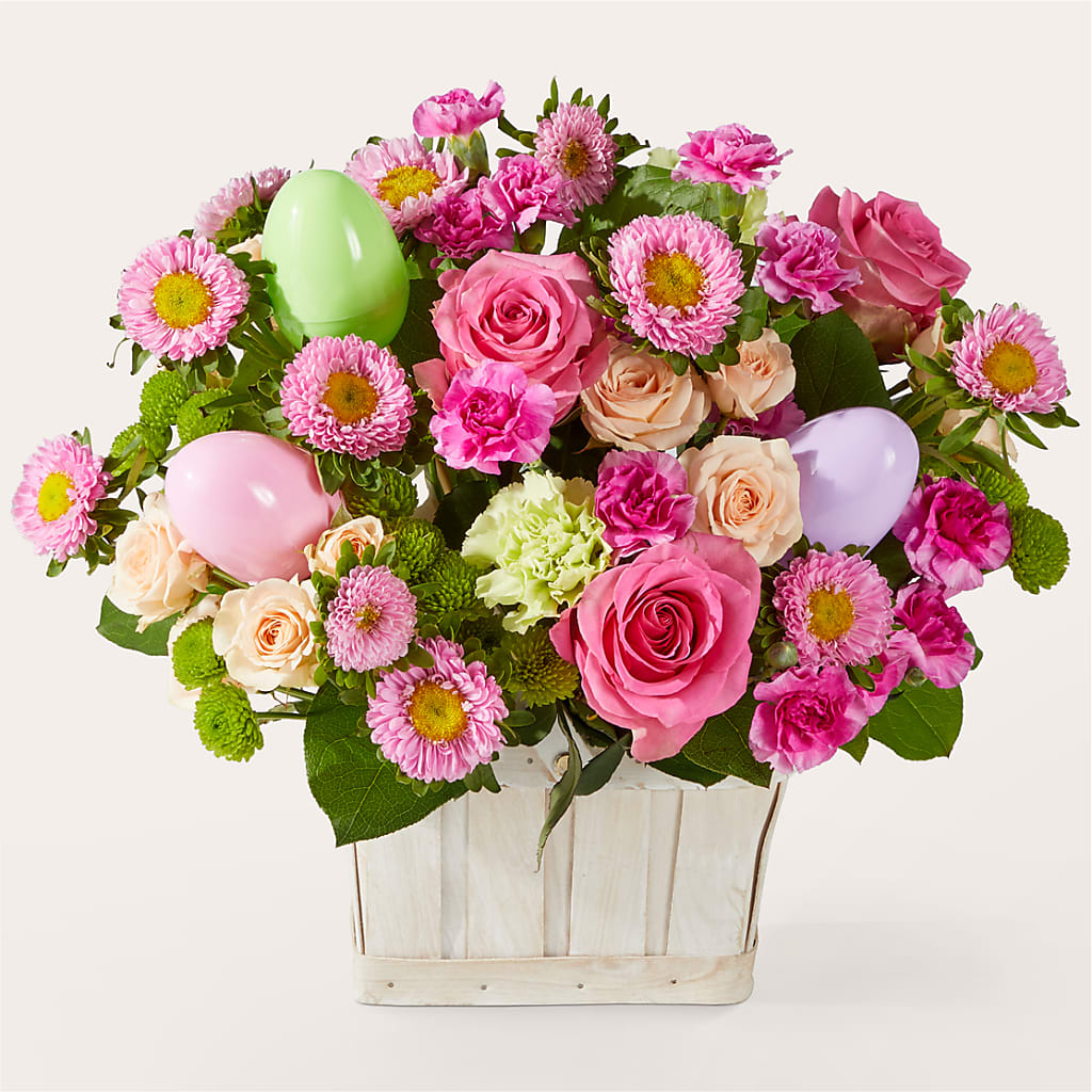 Get Eggcited Basket – FLOWERS & GIFTS BY ROBERTS, Pinetops NC