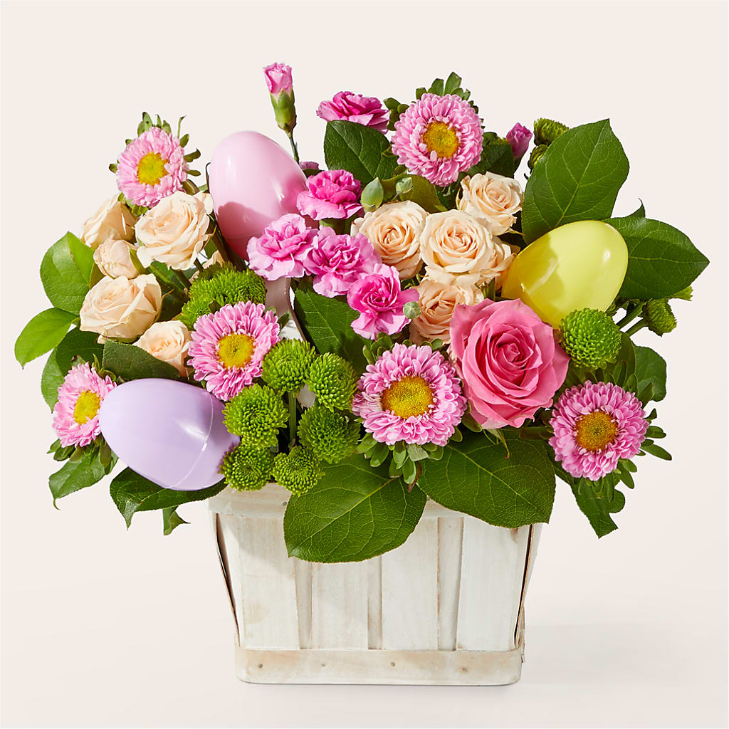 Get Eggcited Basket – FLOWERS & GIFTS BY ROBERTS, Pinetops NC