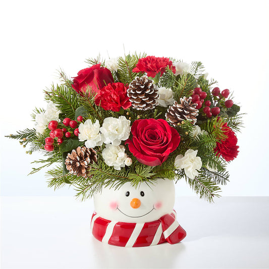 Jolly Snowman Bouquet – FLOWERS & GIFTS BY ROBERTS, Pinetops NC