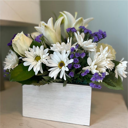 Beyond Blue Box Bouquet – FLOWERS & GIFTS BY ROBERTS, Pinetops NC