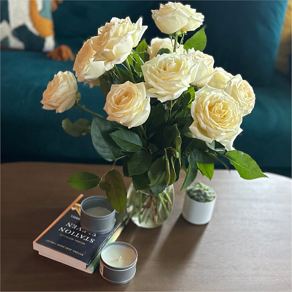 Long Stem Yellow Rose Bouquet – FLOWERS & GIFTS BY ROBERTS, Pinetops NC