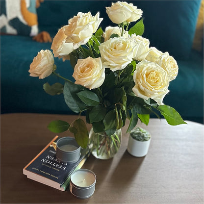 Long Stem Yellow Rose Bouquet – FLOWERS & GIFTS BY ROBERTS, Pinetops NC