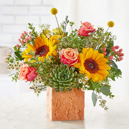 Sunflower Season Bouquet – FLOWERS & GIFTS BY ROBERTS, Pinetops NC