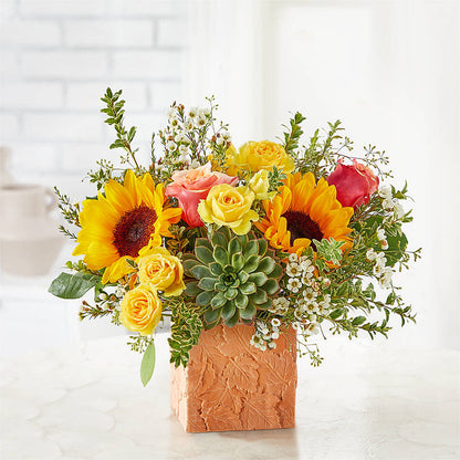 Sunflower Season Bouquet – FLOWERS & GIFTS BY ROBERTS, Pinetops NC