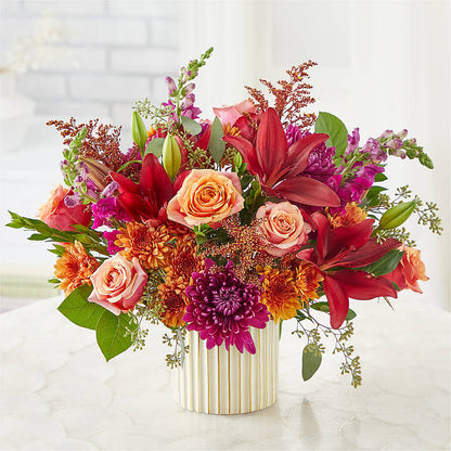 Burgundy Landscape Bouquet – FLOWERS & GIFTS BY ROBERTS, Pinetops NC