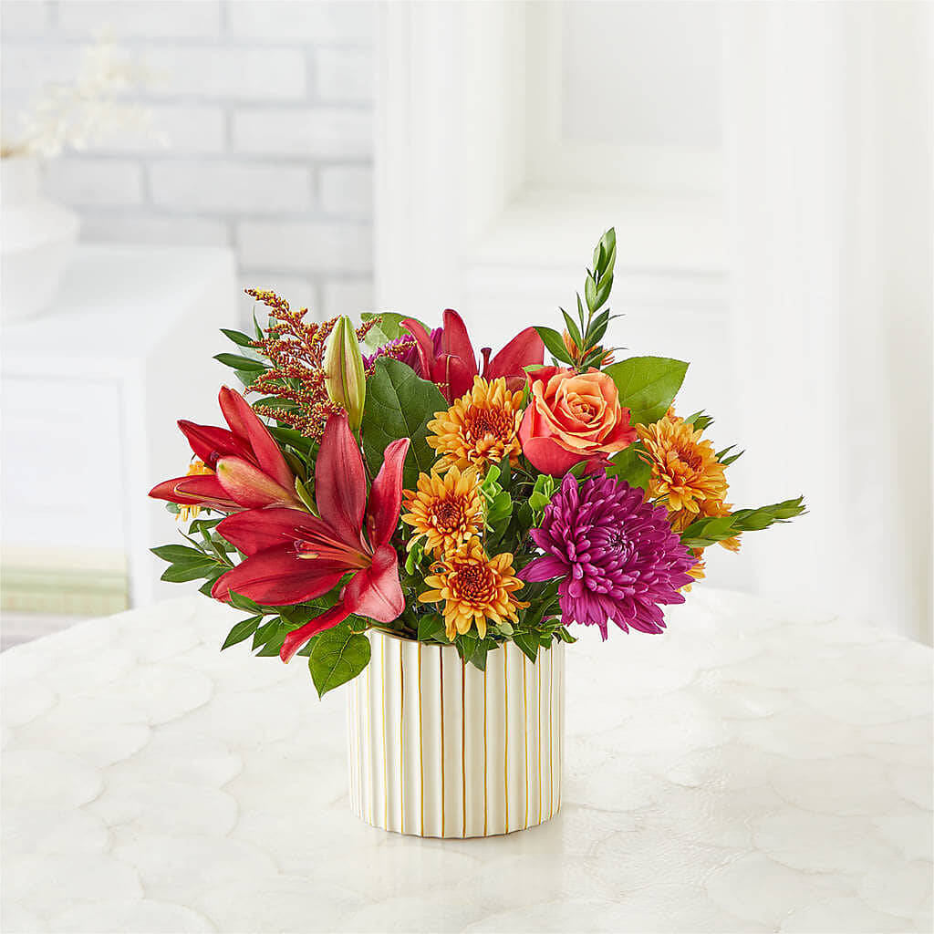 Burgundy Landscape Bouquet – FLOWERS & GIFTS BY ROBERTS, Pinetops NC