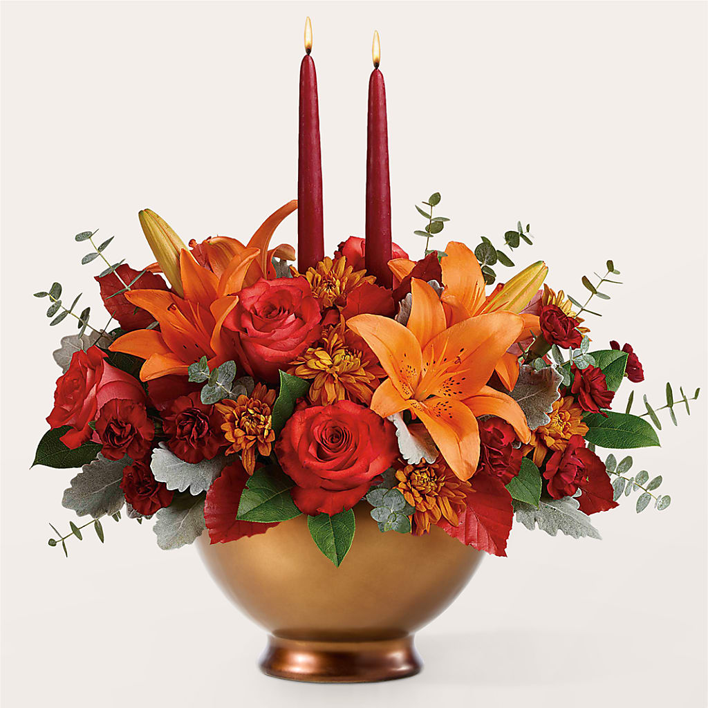 Fruits of Fall Centerpiece – FLOWERS & GIFTS BY ROBERTS, Pinetops NC