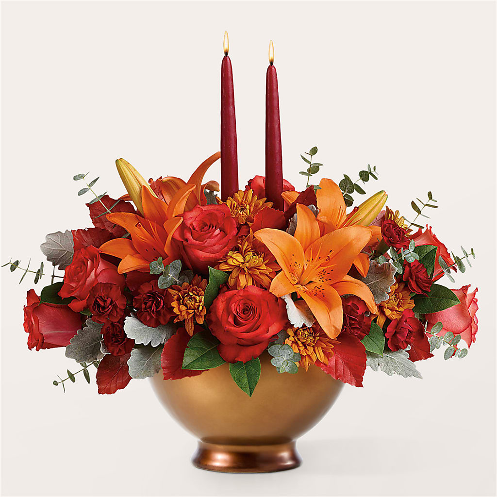 Fruits of Fall Centerpiece – FLOWERS & GIFTS BY ROBERTS, Pinetops NC
