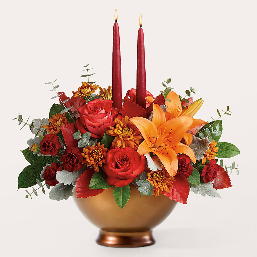 Fruits of Fall Centerpiece – FLOWERS & GIFTS BY ROBERTS, Pinetops NC