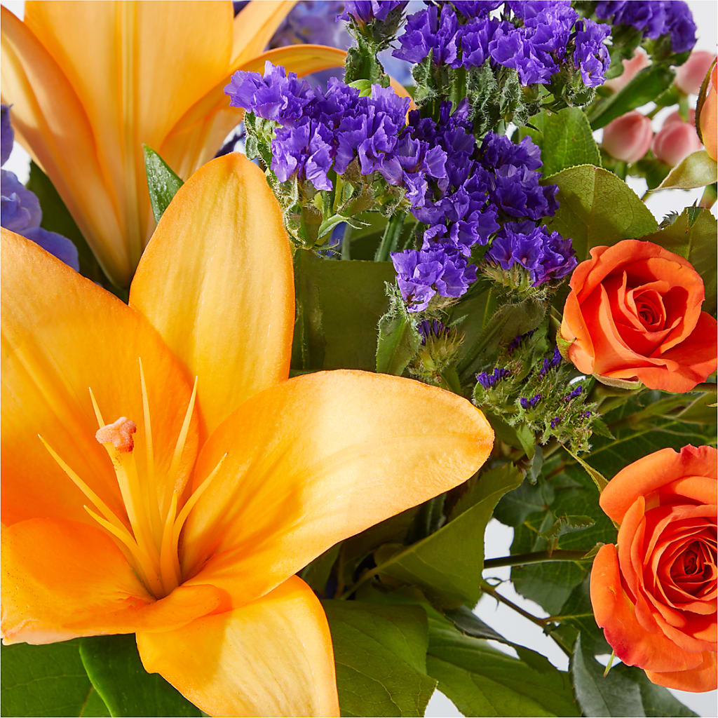 Radiant Citrus Bouquet – FLOWERS & GIFTS BY ROBERTS, Pinetops NC