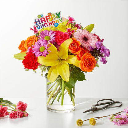 Cue the Confetti - A Florist Original – FLOWERS & GIFTS BY ROBERTS, Pinetops NC