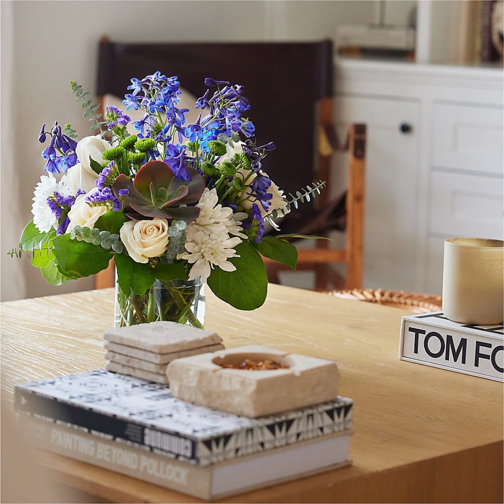 Cerulean Waves Bouquet – FLOWERS & GIFTS BY ROBERTS, Pinetops NC