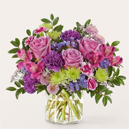 Glass Half Full Bouquet – FLOWERS & GIFTS BY ROBERTS, Pinetops NC
