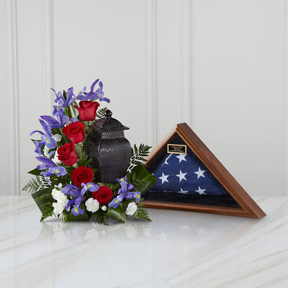 Patriotic Tribute Arrangement – FLOWERS & GIFTS BY ROBERTS, Pinetops NC