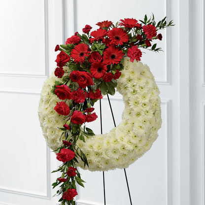 Graceful Tribute Wreath – FLOWERS & GIFTS BY ROBERTS, Pinetops NC