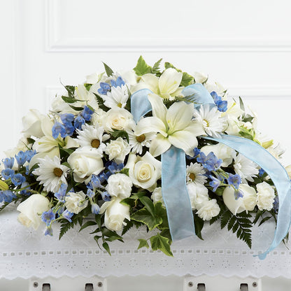 Tender Treasure Casket Spray – FLOWERS & GIFTS BY ROBERTS, Pinetops NC