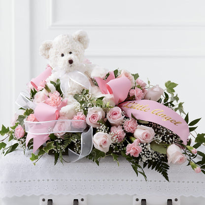Touch of Sympathy Casket Spray – FLOWERS & GIFTS BY ROBERTS, Pinetops NC
