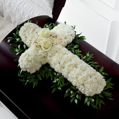 Peaceful Memories Casket Spray (Standard) – FLOWERS & GIFTS BY ROBERTS, Pinetops NC