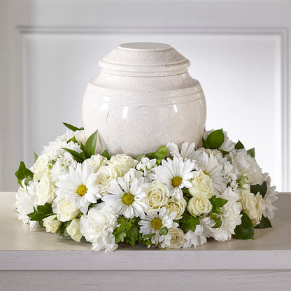 Ivory Gardens Cremation Adornment – FLOWERS & GIFTS BY ROBERTS, Pinetops NC