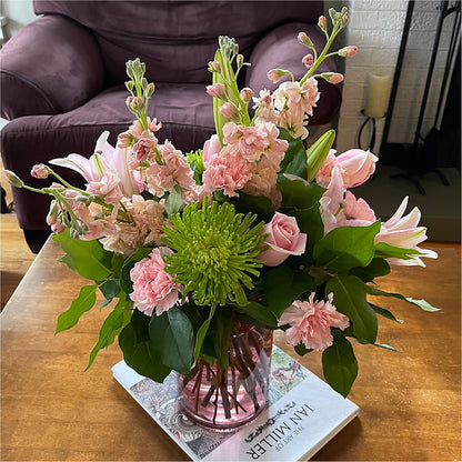 Pretty in Pink Bouquet – FLOWERS & GIFTS BY ROBERTS, Pinetops NC