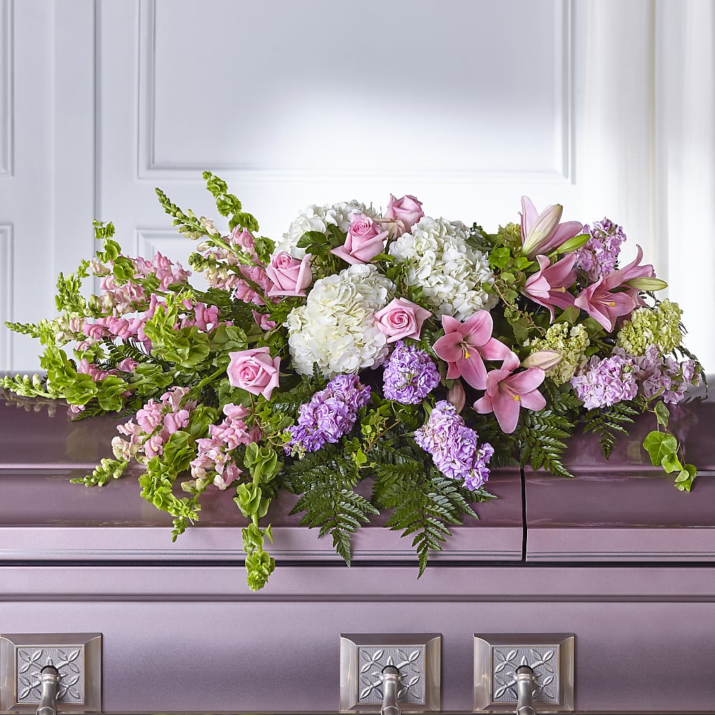 Life's Gratitude Casket Spray – FLOWERS & GIFTS BY ROBERTS, Pinetops NC